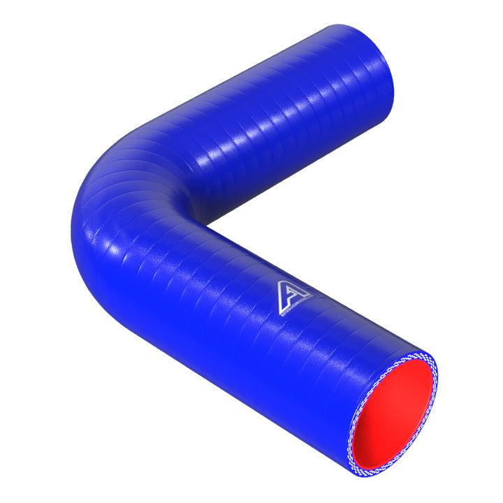 90 Degree Fuel & Oil Silicone Elbow Motor Vehicle Engine Parts Auto Silicone Hoses 57mm Blue 