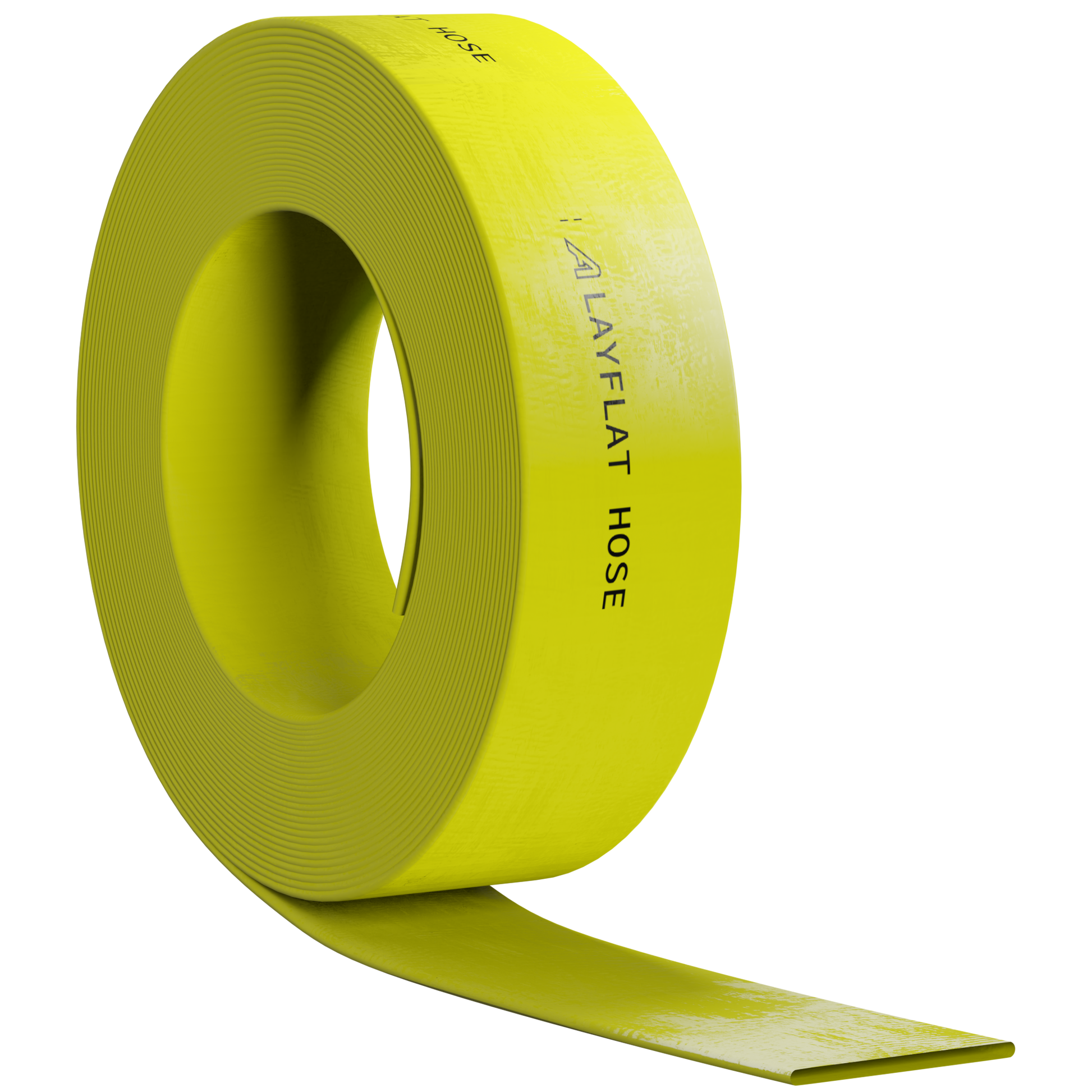 25mm ID Layflat PVC Hose Yellow  Hoses UK 1 Metre  