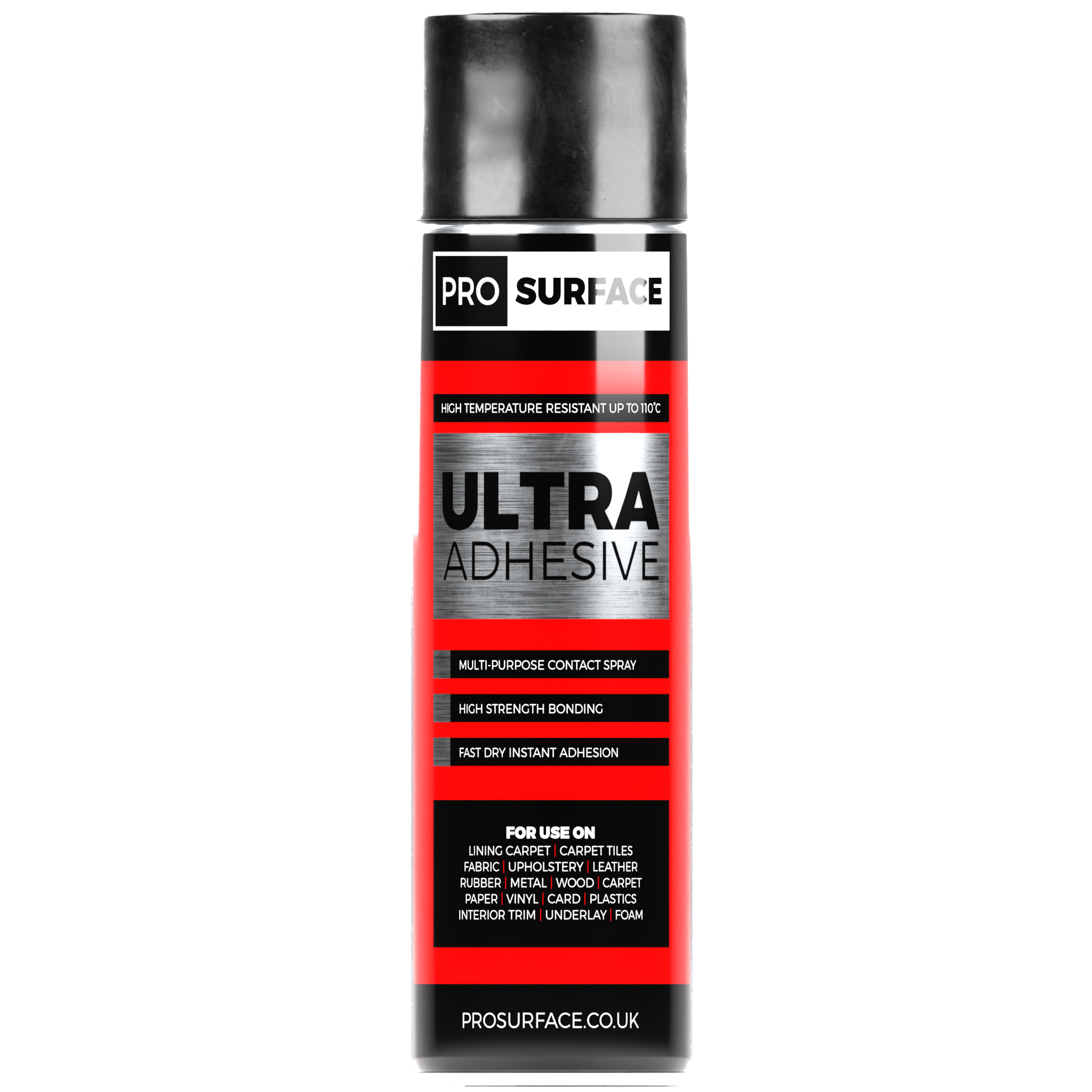 Ultra Adhesive - High Temperature Multi-Purpose Contact Spray 500ml  Pro Surface   