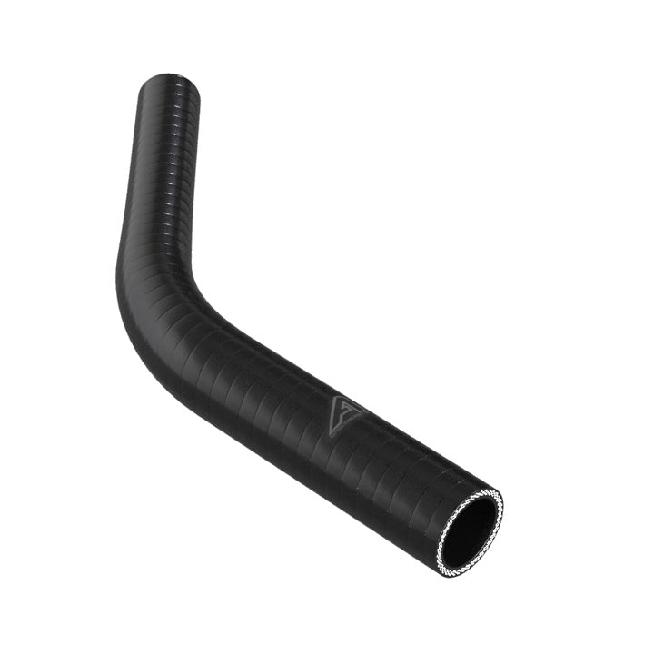 45 Degree Reducing Black Silicone Elbow Hose Motor Vehicle Engine Parts Auto Silicone Hoses 35mm To 25mm Black 
