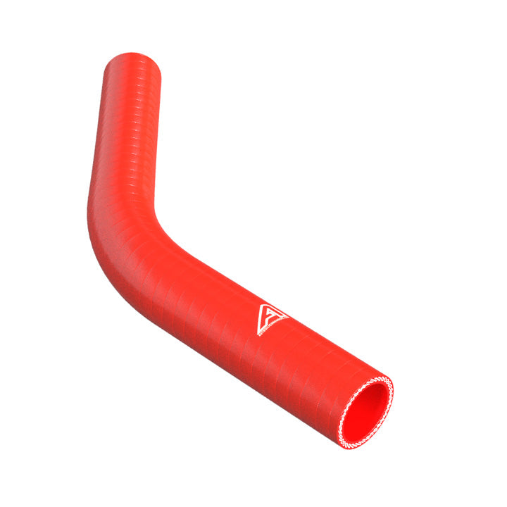 45 Degree Reducing Red Silicone Elbow Motor Vehicle Engine Parts Auto Silicone Hoses 38mm To 32mm Red 