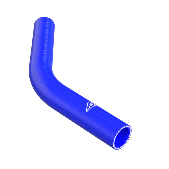 45 Degree Reducing Blue Silicone Elbow Motor Vehicle Engine Parts Auto Silicone Hoses 38mm To 35mm Blue 