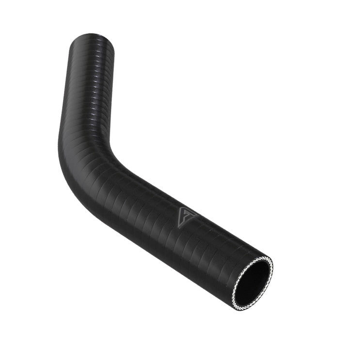 45 Degree Reducing Black Silicone Elbow Hose Motor Vehicle Engine Parts Auto Silicone Hoses 42mm To 38mm Black 