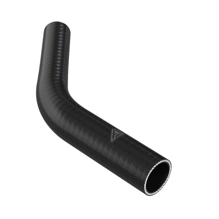 45 Degree Reducing Black Silicone Elbow Hose Motor Vehicle Engine Parts Auto Silicone Hoses 45mm To 35mm Black 