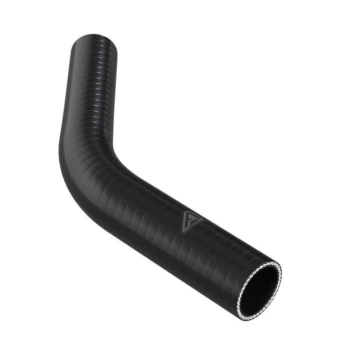 45 Degree Reducing Black Silicone Elbow Hose Motor Vehicle Engine Parts Auto Silicone Hoses 45mm To 38mm Black 