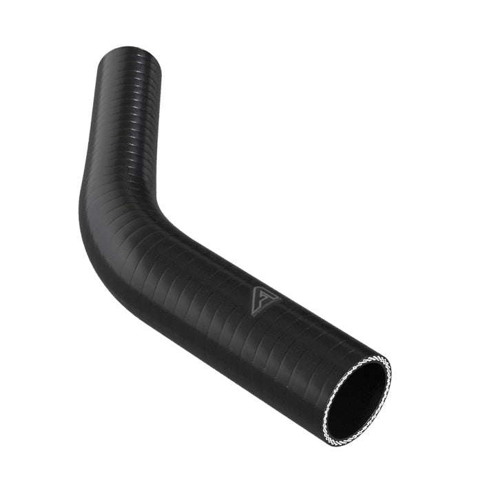 45 Degree Reducing Black Silicone Elbow Hose Motor Vehicle Engine Parts Auto Silicone Hoses 51mm To 38mm Black 