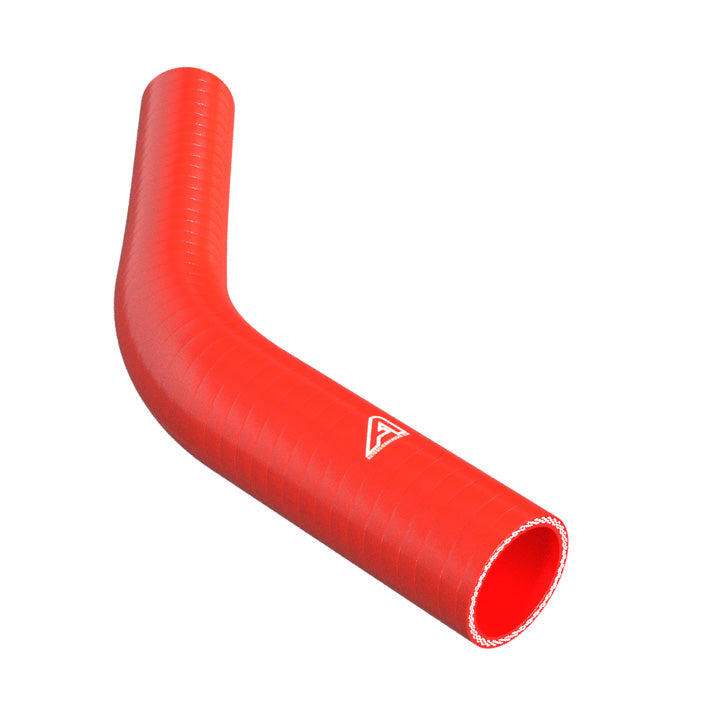 45 Degree Reducing Red Silicone Elbow Motor Vehicle Engine Parts Auto Silicone Hoses 51mm To 38mm Red 