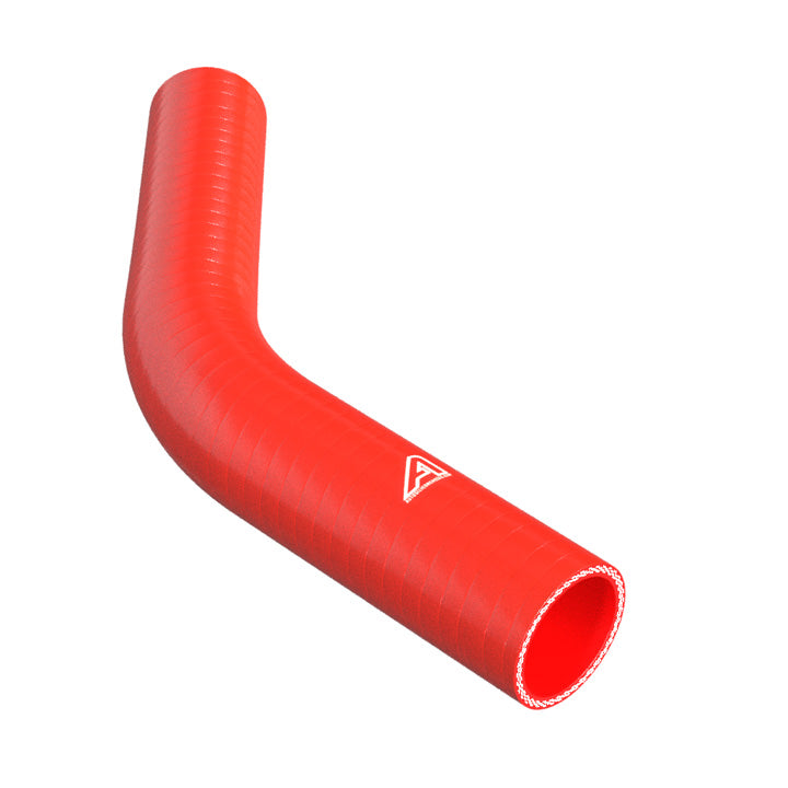 45 Degree Reducing Red Silicone Elbow Motor Vehicle Engine Parts Auto Silicone Hoses 51mm To 45mm Red 