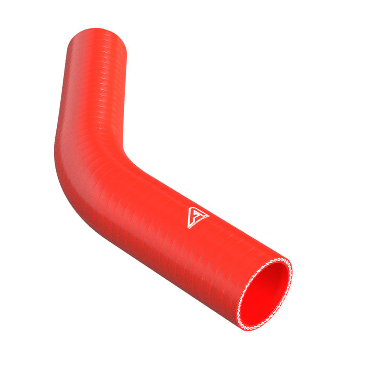 45 Degree Reducing Red Silicone Elbow Motor Vehicle Engine Parts Auto Silicone Hoses 57mm To 51mm Red 