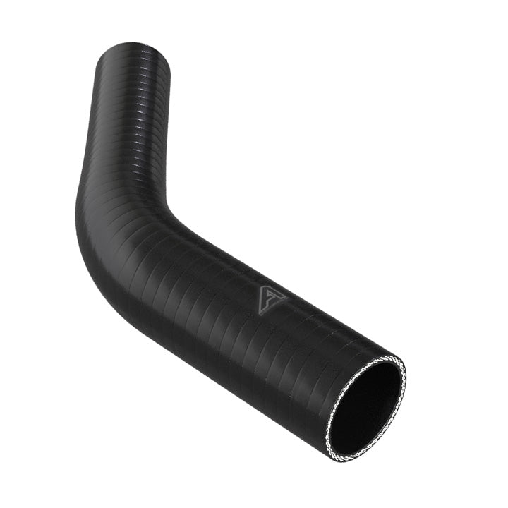 45 Degree Reducing Black Silicone Elbow Hose Motor Vehicle Engine Parts Auto Silicone Hoses 60mm To 45mm Black 