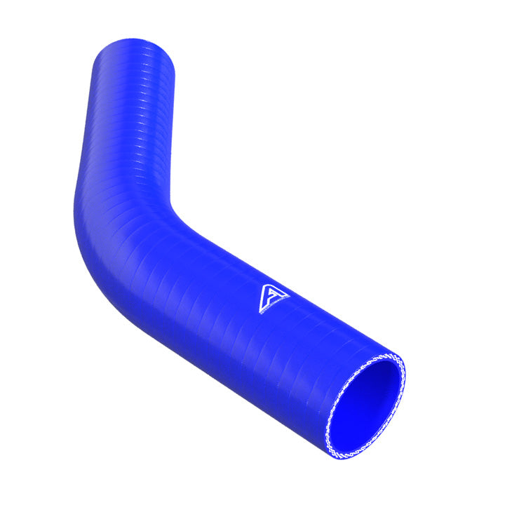 45 Degree Reducing Blue Silicone Elbow Motor Vehicle Engine Parts Auto Silicone Hoses 60mm To 51mm Blue 