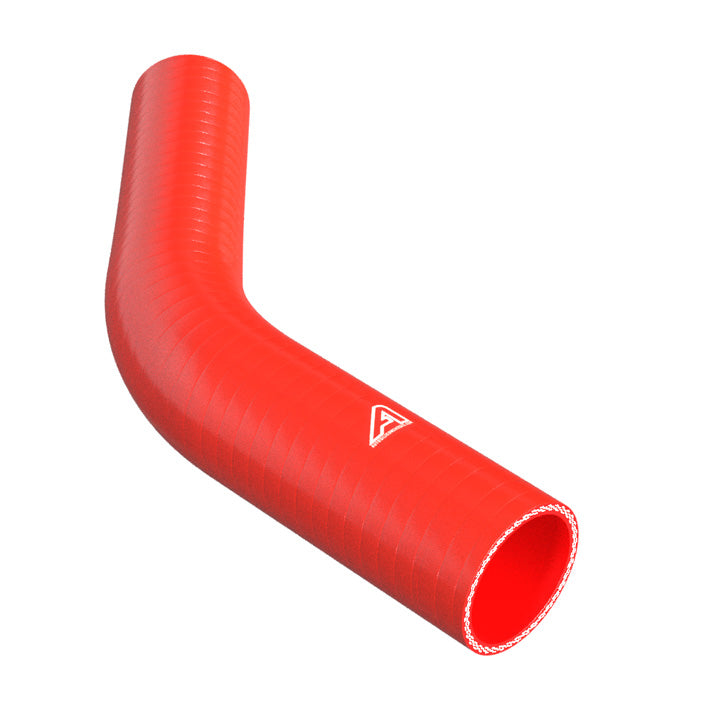 45 Degree Reducing Red Silicone Elbow Motor Vehicle Engine Parts Auto Silicone Hoses 60mm To 51mm Red 