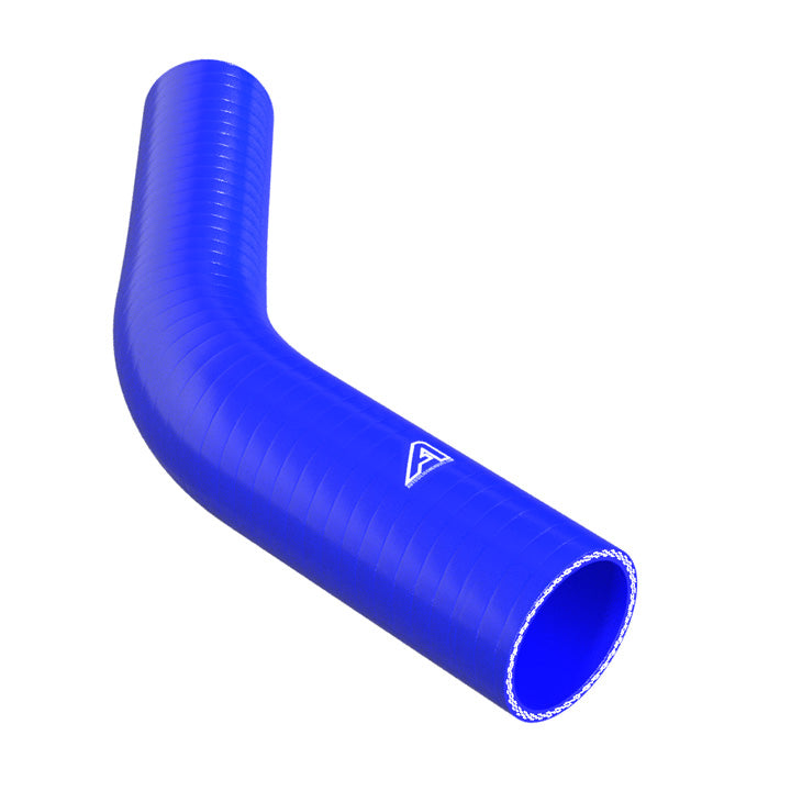 45 Degree Reducing Blue Silicone Elbow Motor Vehicle Engine Parts Auto Silicone Hoses 63mm To 51mm Blue 