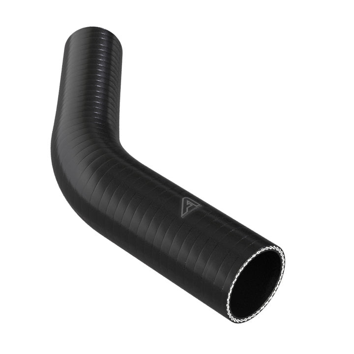 45 Degree Reducing Black Silicone Elbow Hose Motor Vehicle Engine Parts Auto Silicone Hoses 63mm To 51mm Black 