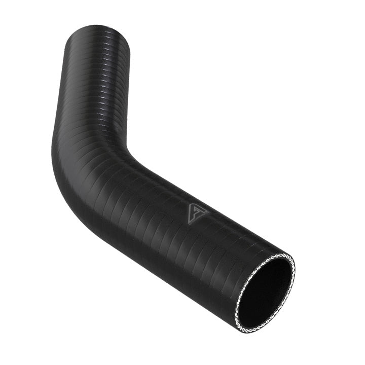 45 Degree Reducing Black Silicone Elbow Hose Motor Vehicle Engine Parts Auto Silicone Hoses 63mm To 57mm Black 