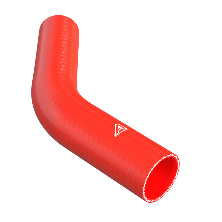 45 Degree Reducing Red Silicone Elbow Motor Vehicle Engine Parts Auto Silicone Hoses 63mm To 57mm Red 