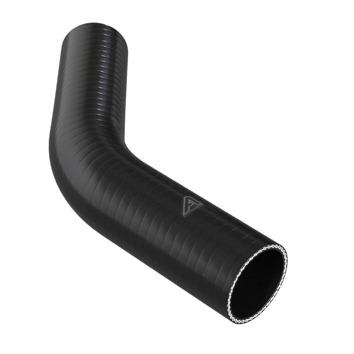 45 Degree Reducing Black Silicone Elbow Hose Motor Vehicle Engine Parts Auto Silicone Hoses 65mm To 60mm Black 