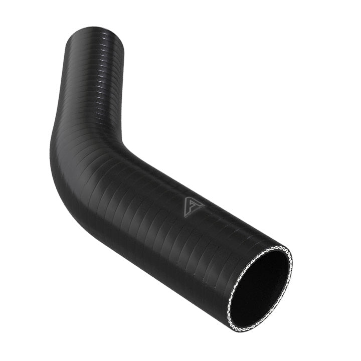 45 Degree Reducing Black Silicone Elbow Hose Motor Vehicle Engine Parts Auto Silicone Hoses 70mm To 51mm Black 
