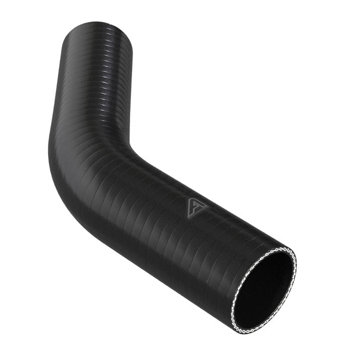 45 Degree Reducing Black Silicone Elbow Hose Motor Vehicle Engine Parts Auto Silicone Hoses 70mm To 63mm Black 