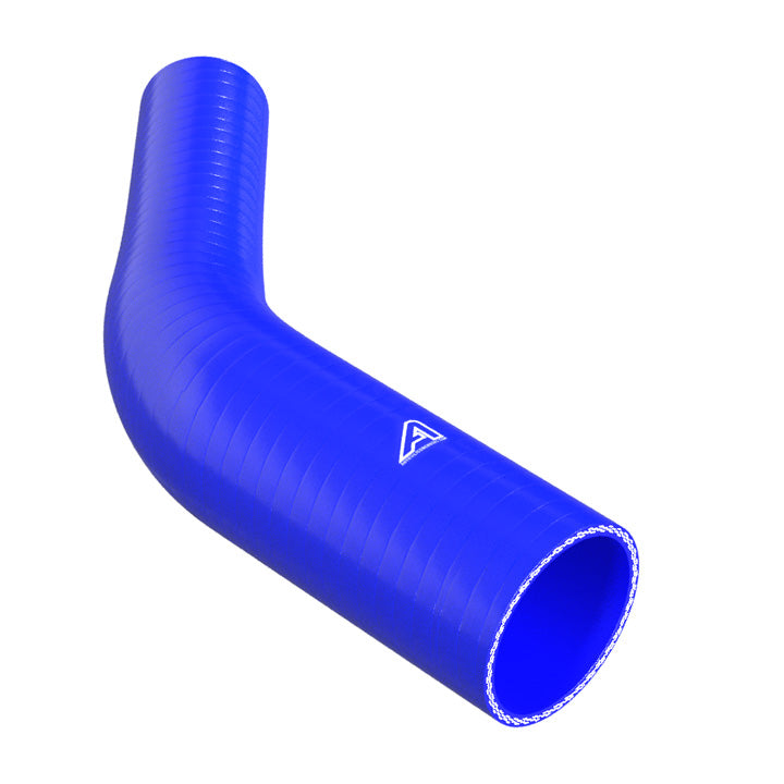 45 Degree Reducing Blue Silicone Elbow Motor Vehicle Engine Parts Auto Silicone Hoses 76mm To 51mm Blue 
