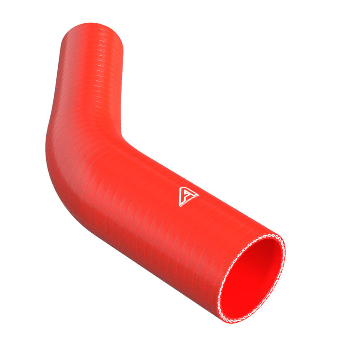 45 Degree Reducing Red Silicone Elbow Motor Vehicle Engine Parts Auto Silicone Hoses 76mm To 57mm Red 