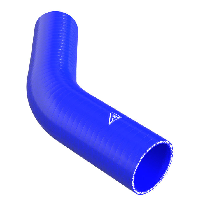 45 Degree Reducing Blue Silicone Elbow Motor Vehicle Engine Parts Auto Silicone Hoses 76mm To 67mm Blue 