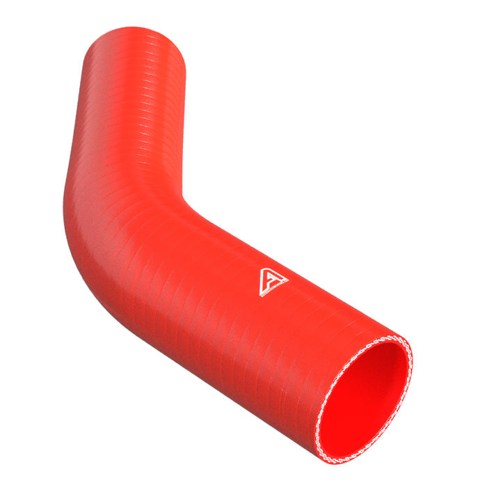45 Degree Reducing Red Silicone Elbow Motor Vehicle Engine Parts Auto Silicone Hoses 76mm To 67mm Red 
