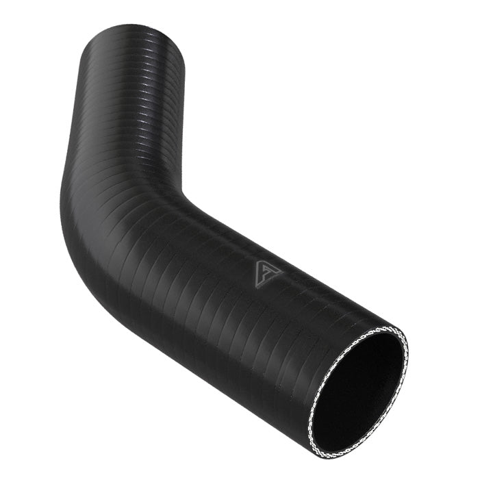 45 Degree Reducing Black Silicone Elbow Hose Motor Vehicle Engine Parts Auto Silicone Hoses 80mm To 70mm Black 
