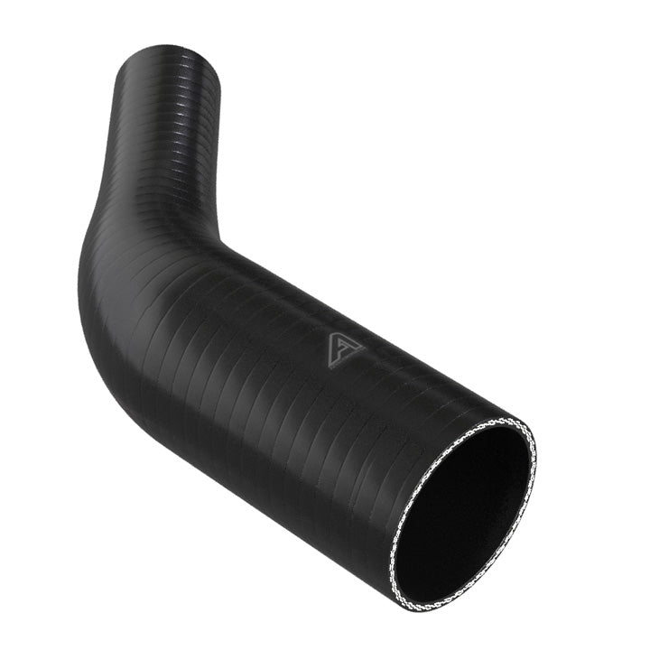 45 Degree Reducing Black Silicone Elbow Hose Motor Vehicle Engine Parts Auto Silicone Hoses 90mm To 51mm Black 