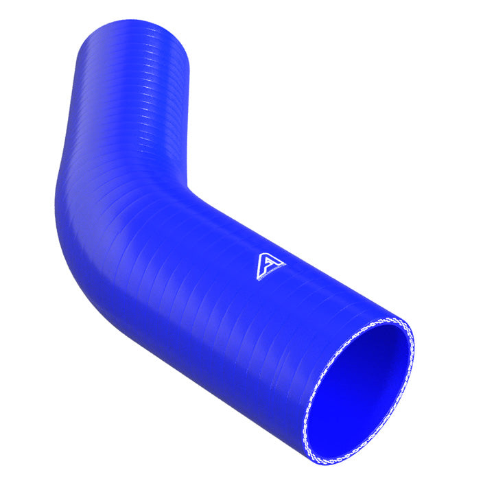 45 Degree Reducing Blue Silicone Elbow Motor Vehicle Engine Parts Auto Silicone Hoses 90mm To 76mm Blue 
