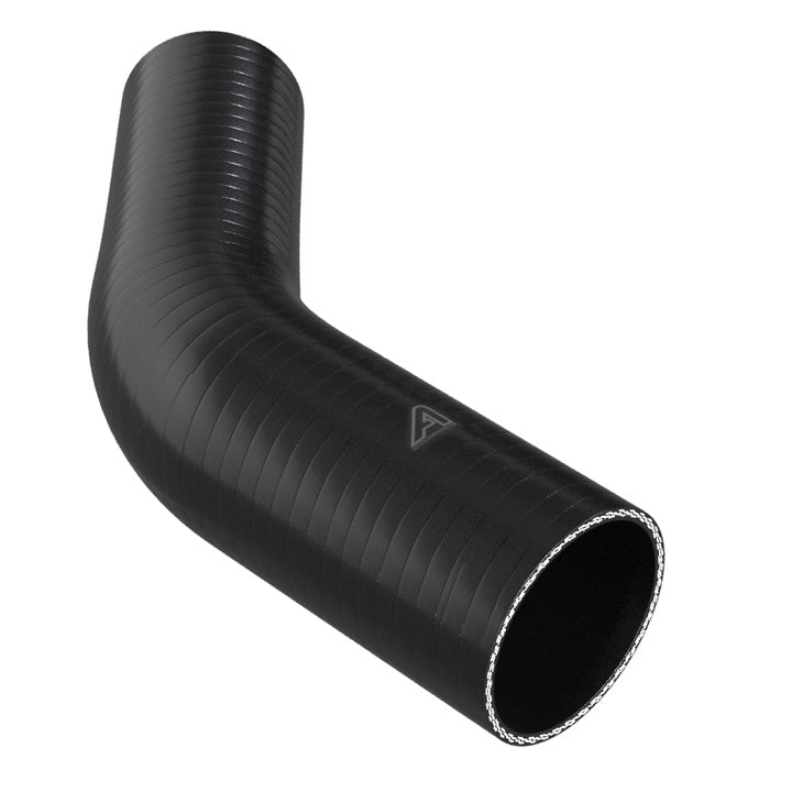 45 Degree Reducing Black Silicone Elbow Hose Motor Vehicle Engine Parts Auto Silicone Hoses 90mm To 76mm Black 