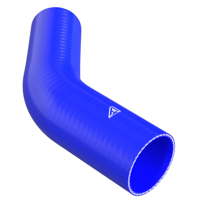 45 Degree Reducing Blue Silicone Elbow Motor Vehicle Engine Parts Auto Silicone Hoses 90mm To 80mm Blue 