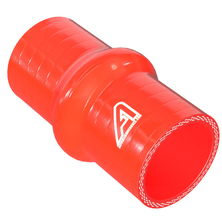 Silicone Hump Connector Motor Vehicle Engine Parts Auto Silicone Hoses 51mm Red 
