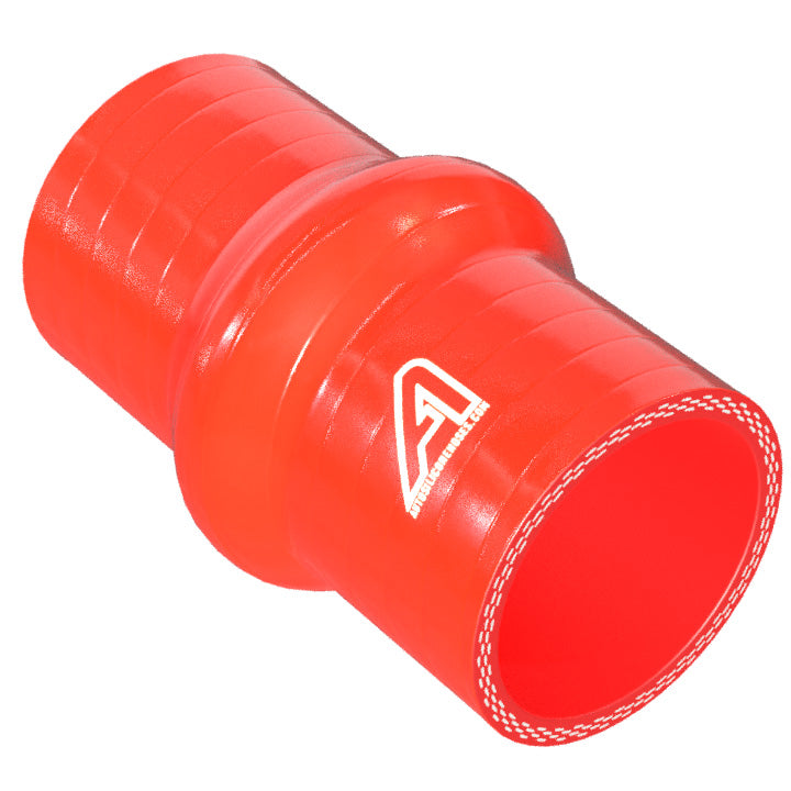 Silicone Hump Connector Motor Vehicle Engine Parts Auto Silicone Hoses 57mm Red 