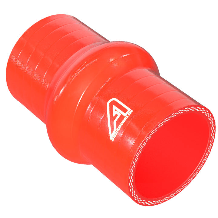 Silicone Hump Connector Motor Vehicle Engine Parts Auto Silicone Hoses 60mm Red 