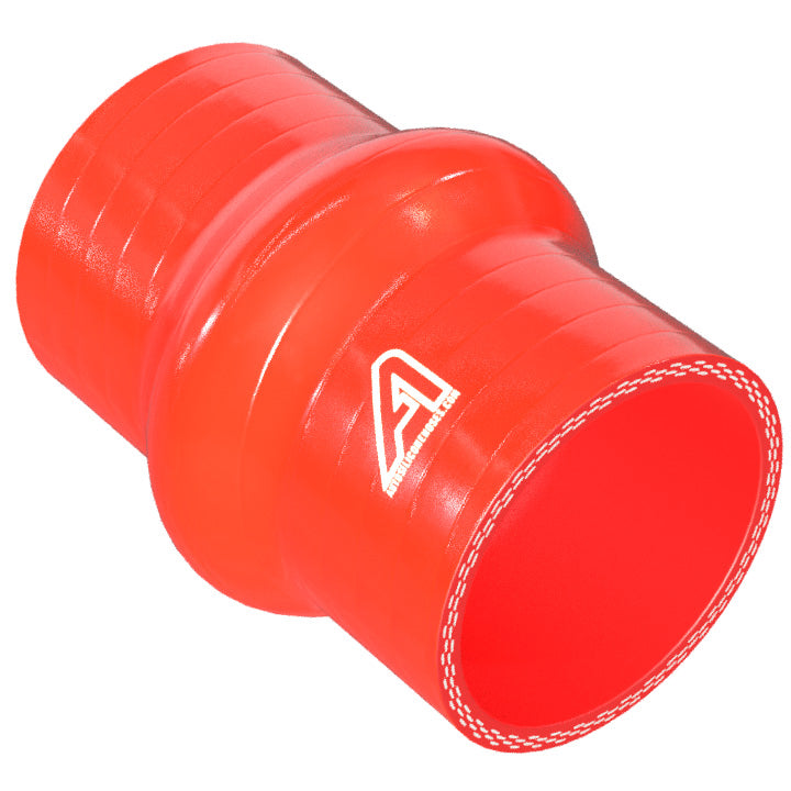 Silicone Hump Connector Motor Vehicle Engine Parts Auto Silicone Hoses 70mm Red 