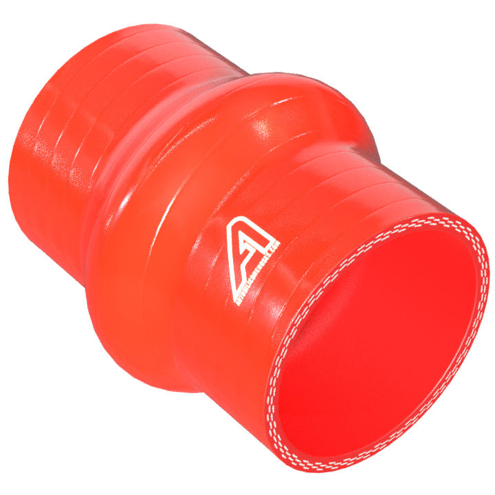 Silicone Hump Connector Motor Vehicle Engine Parts Auto Silicone Hoses 76mm Red 