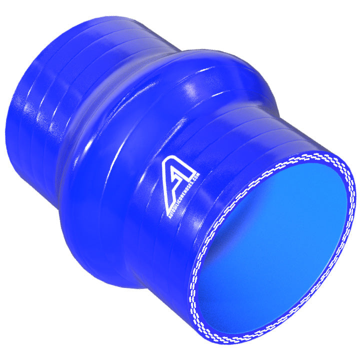 Silicone Hump Connector Motor Vehicle Engine Parts Auto Silicone Hoses 80mm Blue 