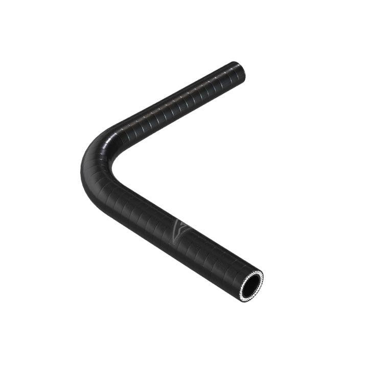 90 Degree Reducing Black Silicone Elbow Hose Motor Vehicle Engine Parts Auto Silicone Hoses 19mm To 13mm Black 
