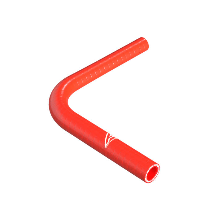 90 Degree Reducing Red Silicone Elbow Hose Motor Vehicle Engine Parts Auto Silicone Hoses 19mm To 13mm Red 