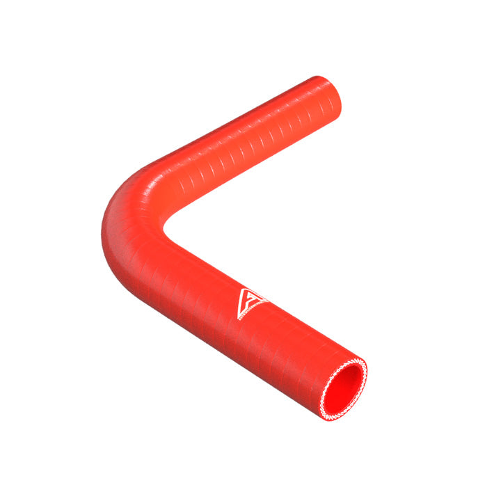 90 Degree Reducing Red Silicone Elbow Hose Motor Vehicle Engine Parts Auto Silicone Hoses 32mm To 25mm Red 