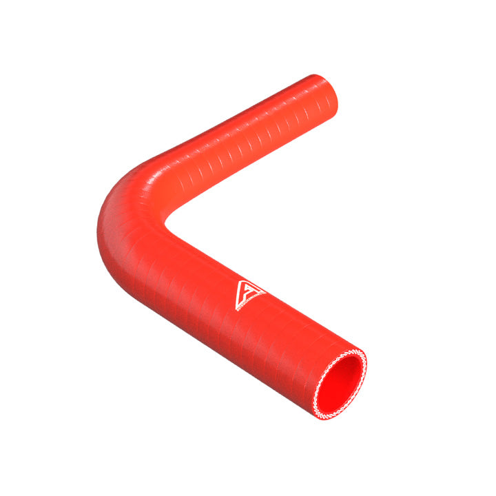 90 Degree Reducing Red Silicone Elbow Hose Motor Vehicle Engine Parts Auto Silicone Hoses 38mm To 25mm Red 