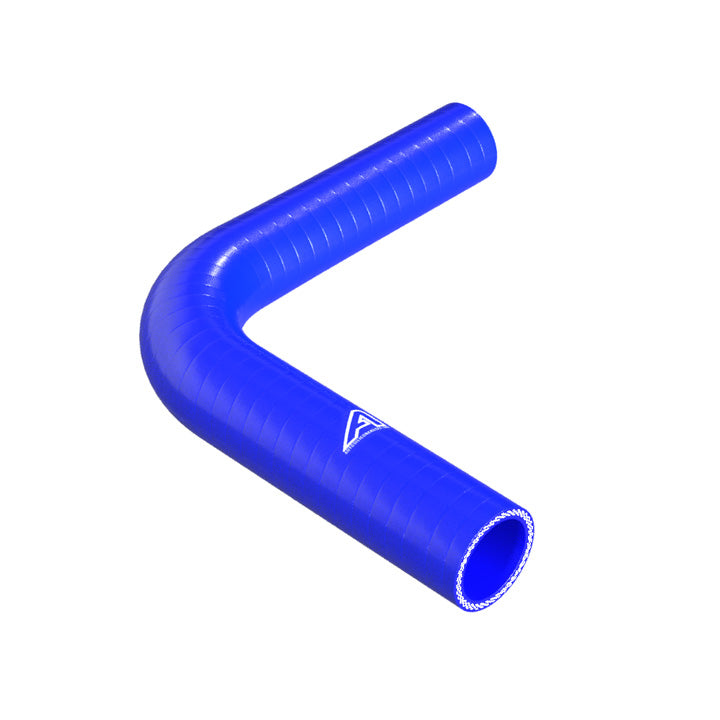 90 Degree Reducing Blue Silicone Elbow Hose Motor Vehicle Engine Parts Auto Silicone Hoses 38mm To 32mm Blue 