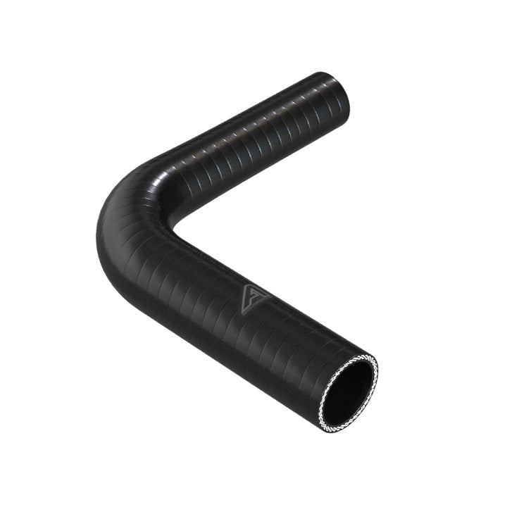 90 Degree Reducing Black Silicone Elbow Hose Motor Vehicle Engine Parts Auto Silicone Hoses 42mm To 32mm Black 