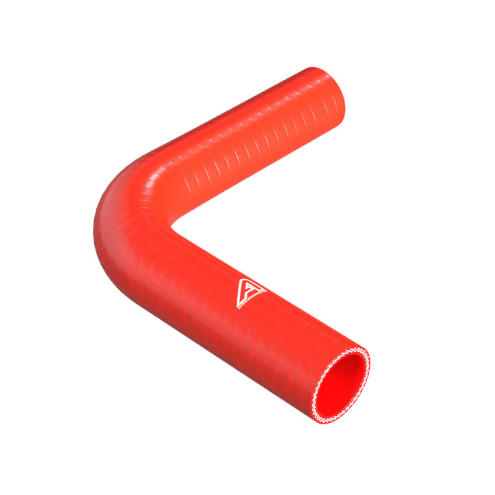 90 Degree Reducing Red Silicone Elbow Hose Motor Vehicle Engine Parts Auto Silicone Hoses 42mm To 38mm Red 