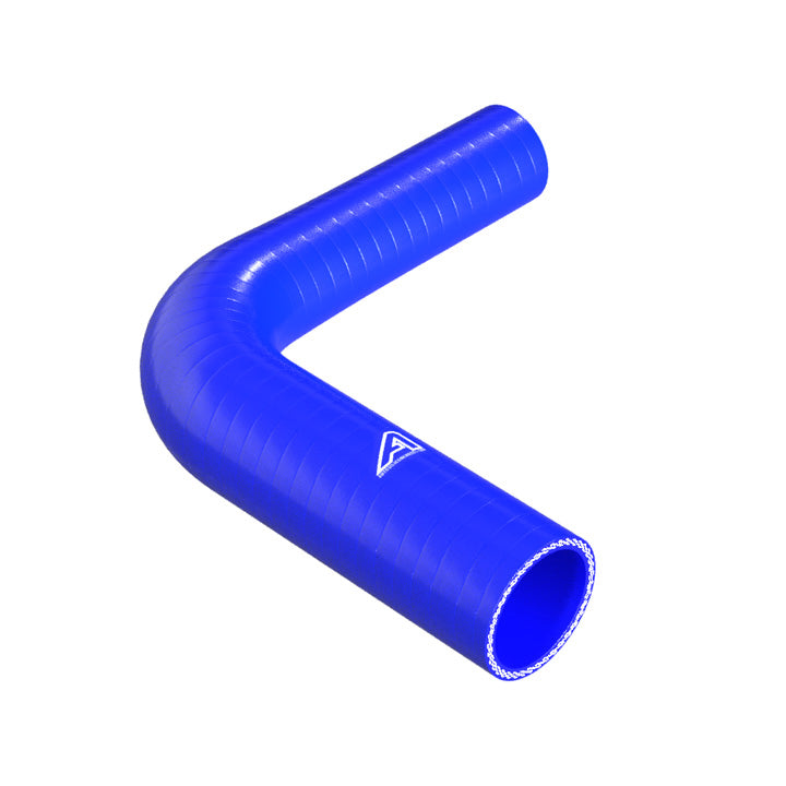 90 Degree Reducing Blue Silicone Elbow Hose Motor Vehicle Engine Parts Auto Silicone Hoses 51mm To 38mm Blue 