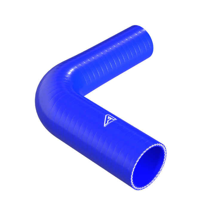 90 Degree Reducing Blue Silicone Elbow Hose Motor Vehicle Engine Parts Auto Silicone Hoses 63mm To 51mm Blue 