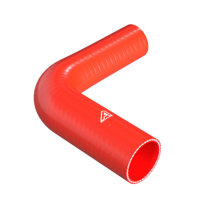 90 Degree Reducing Red Silicone Elbow Hose Motor Vehicle Engine Parts Auto Silicone Hoses 63mm To 51mm Red 