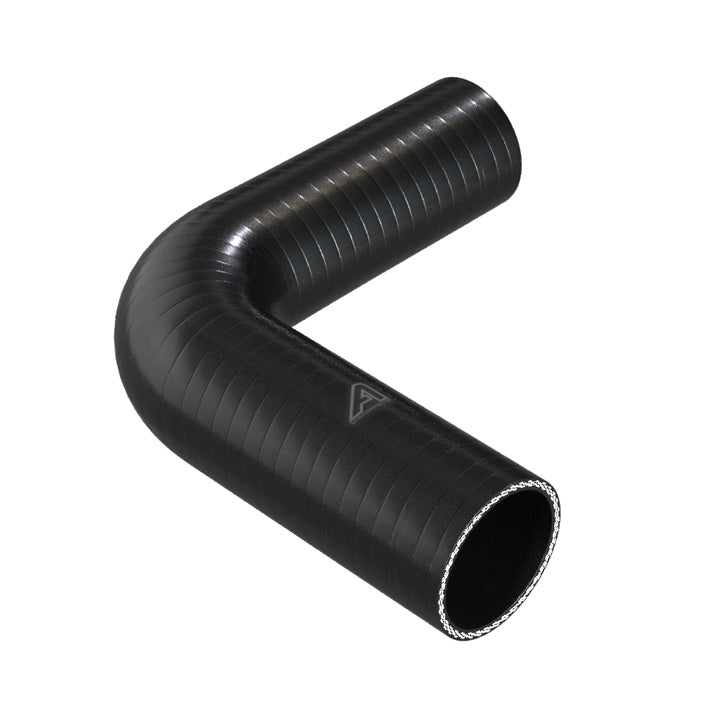 90 Degree Reducing Black Silicone Elbow Hose Motor Vehicle Engine Parts Auto Silicone Hoses 65mm To 60mm Black 