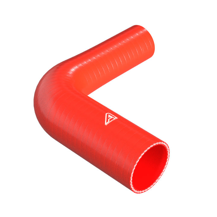 90 Degree Reducing Red Silicone Elbow Hose Motor Vehicle Engine Parts Auto Silicone Hoses 70mm To 51mm Red 